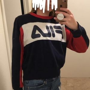 Fils cropped crew neck